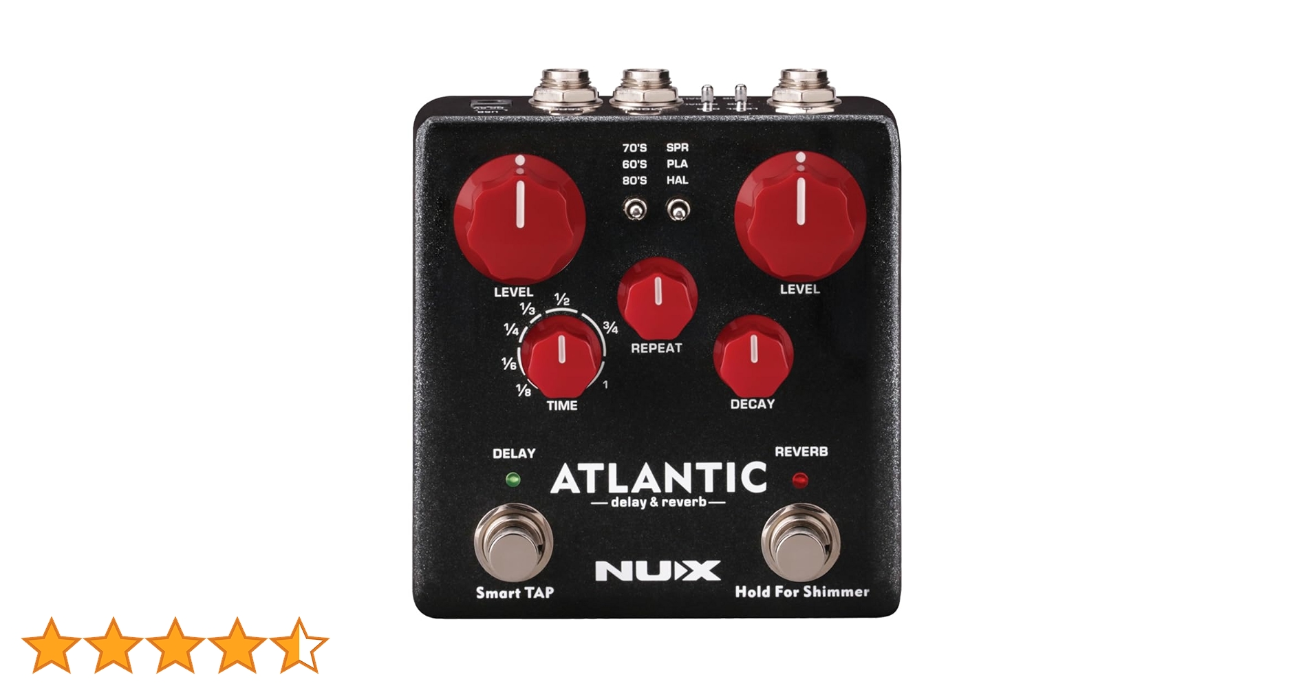 Amazon | NUX Atlantic Delay ＆ Reverb ギターエフェクター